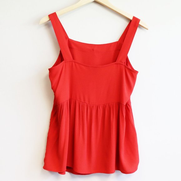 NEW Banana Republic Red Tassel Summer Tank Top S - Picture 7 of 16